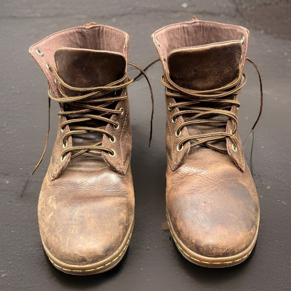 Dr. Martens Tobias Brown Leather Ankle Boots Size 10 (EU 42) AirWair – Pre-Owned